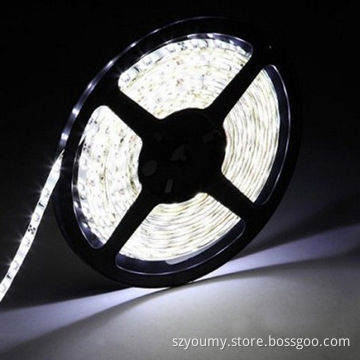 Non-water-resistant Pure White SMD 5050 150 LED Flexible Strip, Two Year Warranty